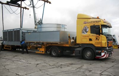 Delivery of air-cooling towers from Milan (IT) to Moscow (RU)